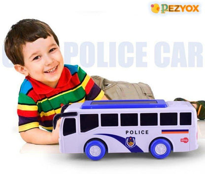 Police car Bus with Siren and Light Police Bus Toy
