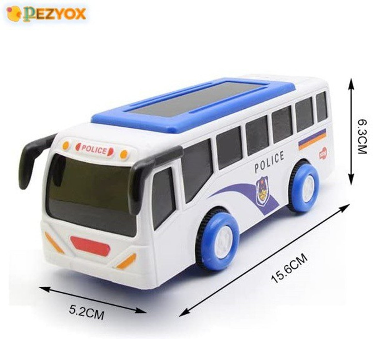 Police car Bus with Siren and Light Police Bus Toy