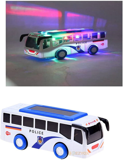 Police car Bus with Siren and Light Police Bus Toy
