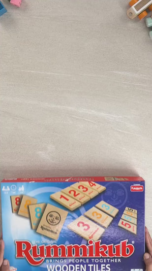 Funskool Rummikub Wooden Tiles Strategy Game