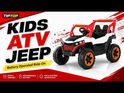 Toy House Maverick UTV Ride-On Jeep for Kids J015-Red - Age 3+