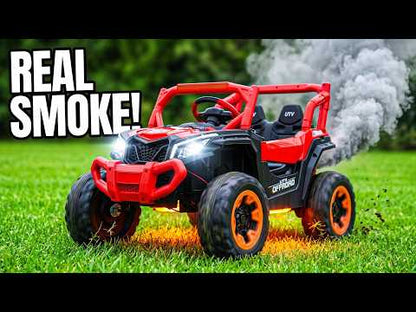 Toy House Polaris RZR Pro R UTV Ride-On Jeep for Kids J014-Red - Age 3+