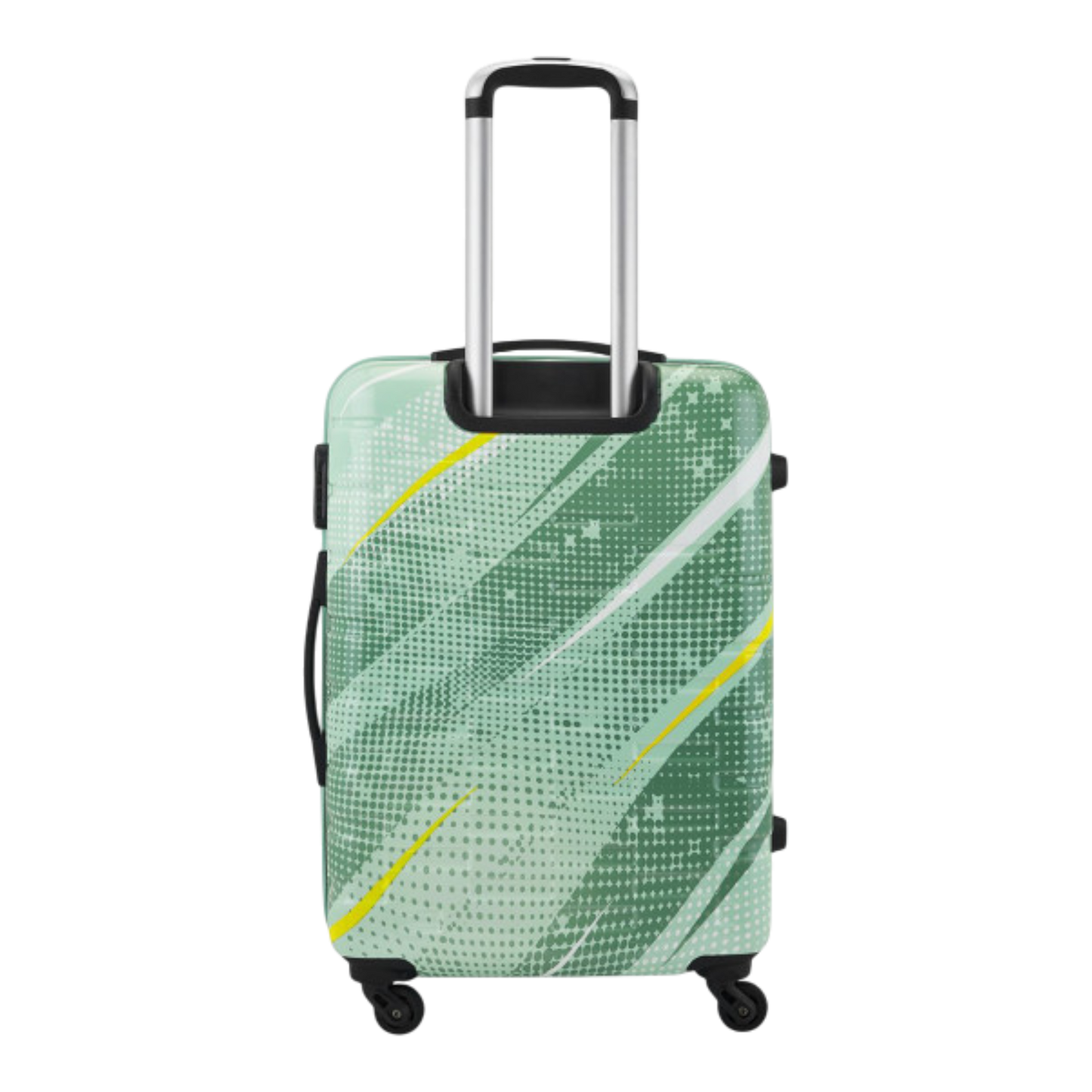 Aristocrat Radiance Green Medium Hard Luggage Small Cabin Trolley Bag with 4-Wheel