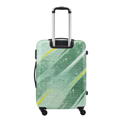 Aristocrat Radiance Green Medium Hard Luggage Small Cabin Trolley Bag with 4-Wheel