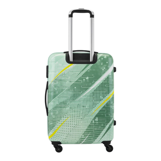 Aristocrat Radiance Green Medium Hard Luggage Small Cabin Trolley Bag with 4-Wheel
