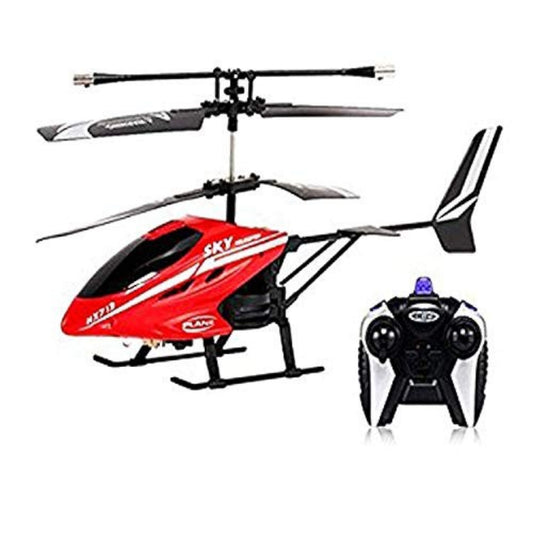 TipTop Retail V-max RC helicopter in red with unbreakable ABS body, black propellers, and infrared remote controller.