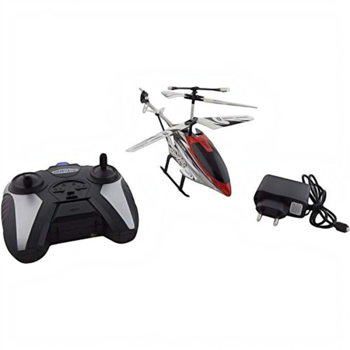 TipTop Retail V-max RC helicopter with unbreakable body, infrared remote controller, and battery charger