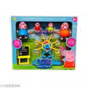 Kidoyz Pig Family Mini Park Ferris Wheel Playset with 4 Figurines
