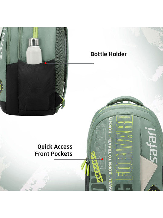 Safari Triplex 4 Large Raincover Backpack (Green) Large 37 L with 1 Year Warranty