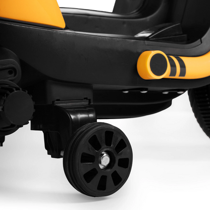 Toy House EV NIU Ride-On Scooter with Trailer for Kids EV06-Yellow - Age 3+